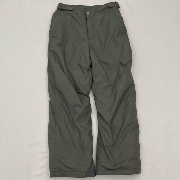 Columbia Snow Pants Boys Girls Medium 10 12 Gray Adjustable Outgrown Outdoor - Picture 1 of 12